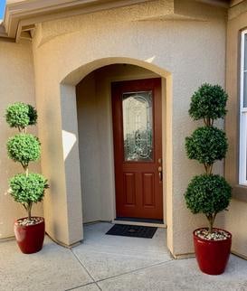 Artificial Outdoor Boxwood Triple Ball Topiaries