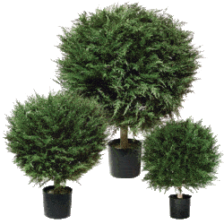 Artificial Cypress Ball Topiary tree