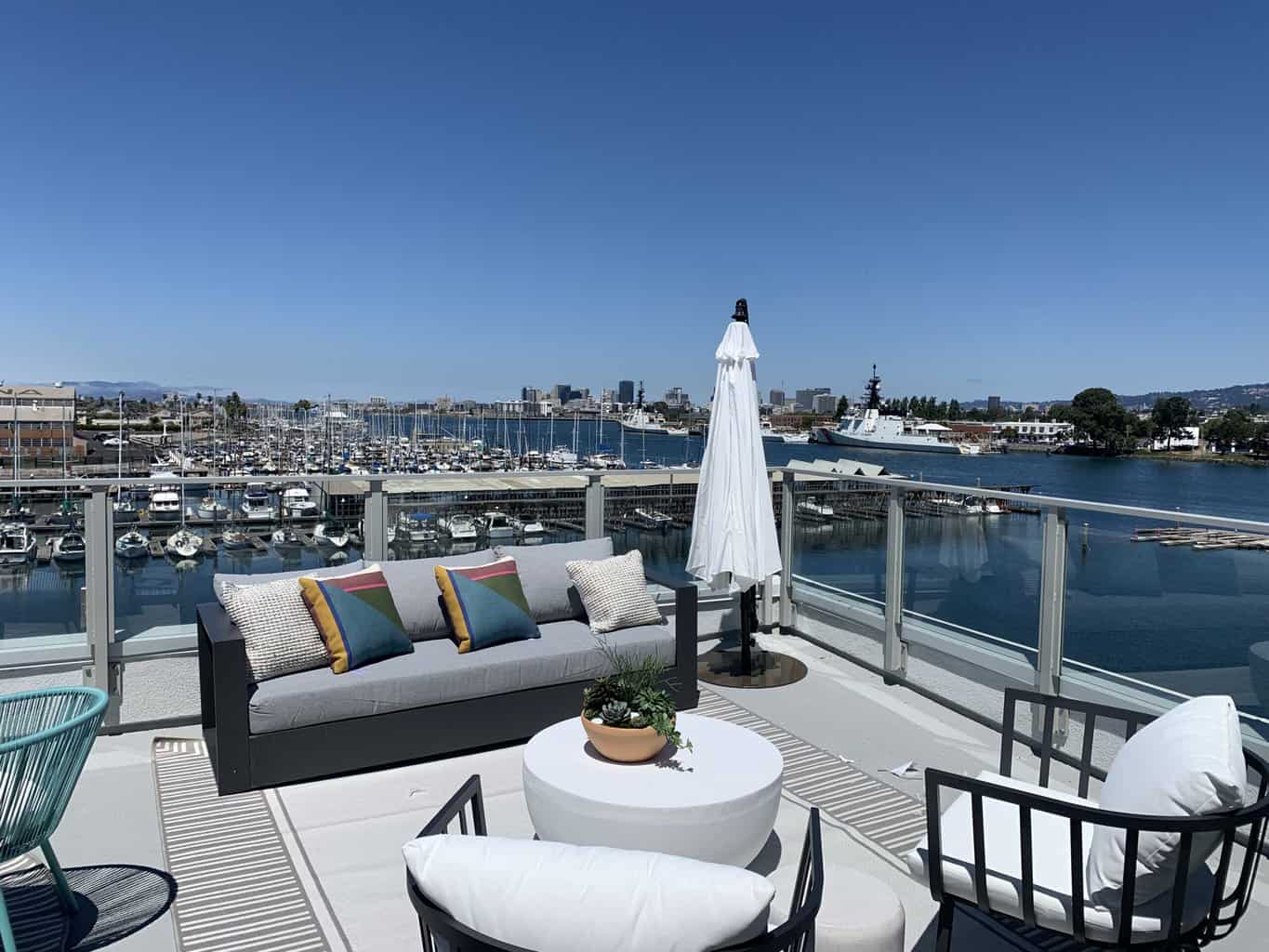 Faux succulents in terracotta bowl